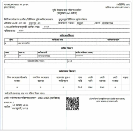 12 শতাংশ জমি্ ১২ ফিট রাছতা সহ